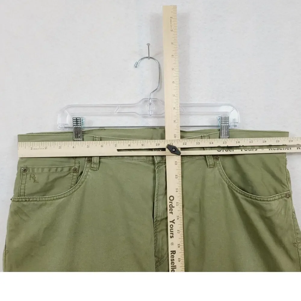 Polo Ralph Lauren Green Khaki Pants Men's Size 38/32 PRE-OWNED